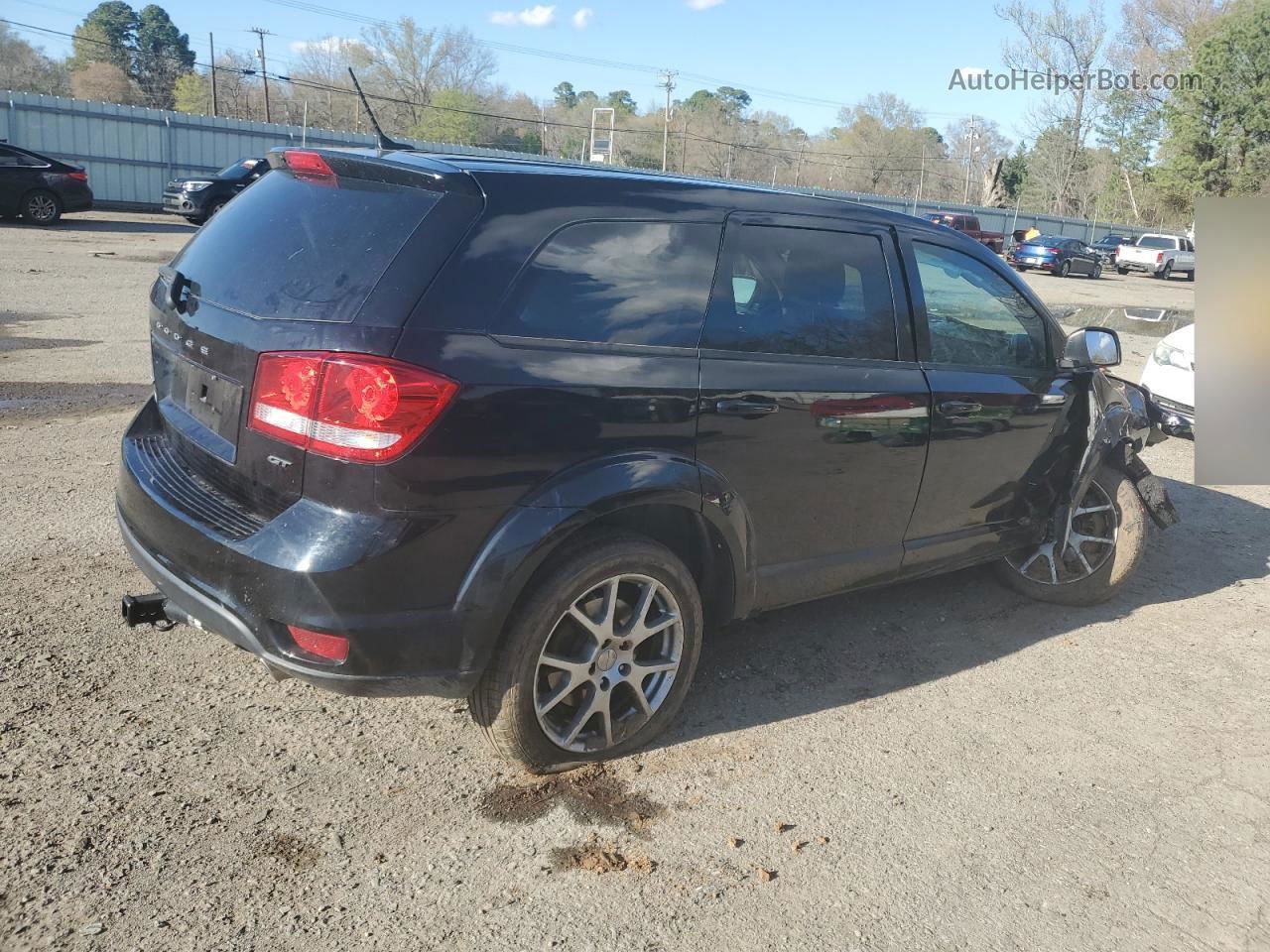 2017 Dodge Journey Gt Черный vin: 3C4PDDEG7HT678064