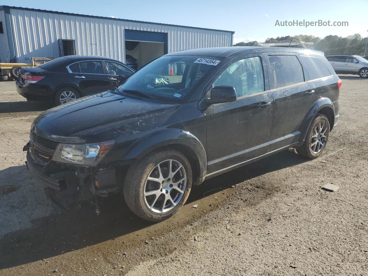 2017 Dodge Journey Gt Черный vin: 3C4PDDEG7HT678064