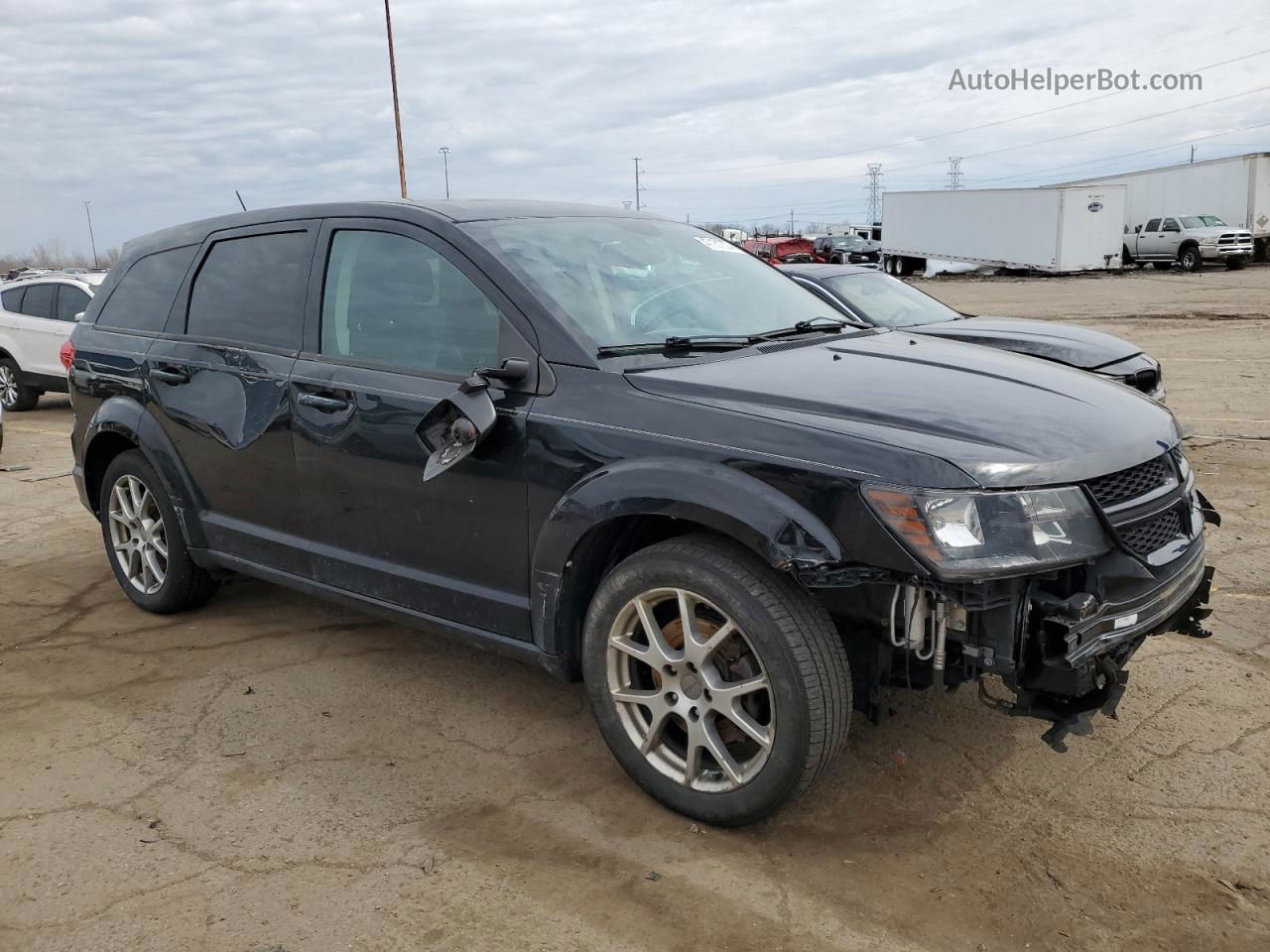 2014 Dodge Journey R/t Black vin: 3C4PDDEG8ET309239