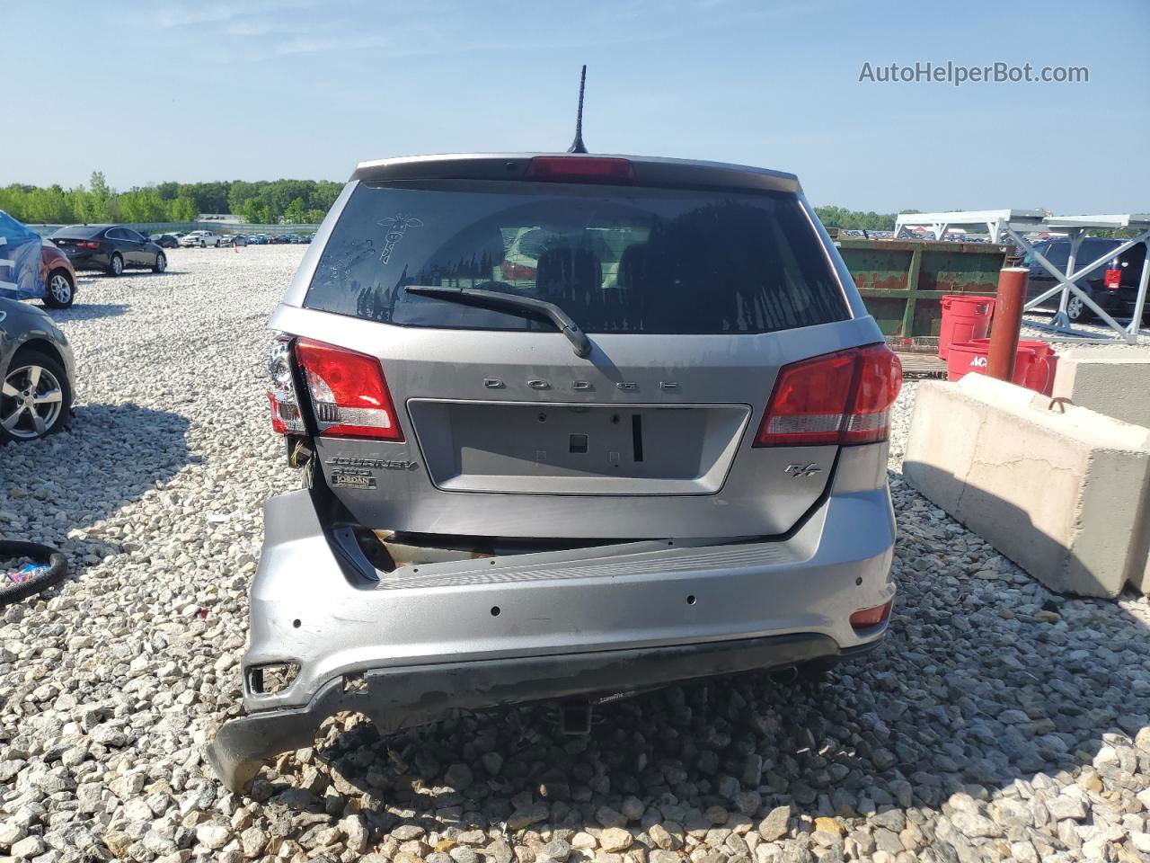 2015 Dodge Journey R/t Silver vin: 3C4PDDEG8FT680712