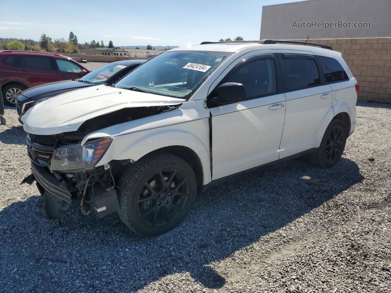 2016 Dodge Journey R/t Белый vin: 3C4PDDEG8GT108525