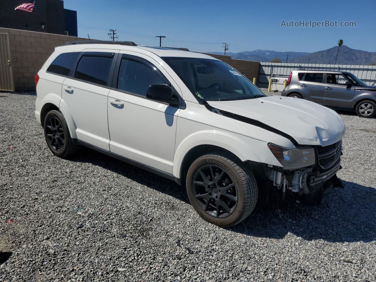 2016 Dodge Journey R/t White vin: 3C4PDDEG8GT108525