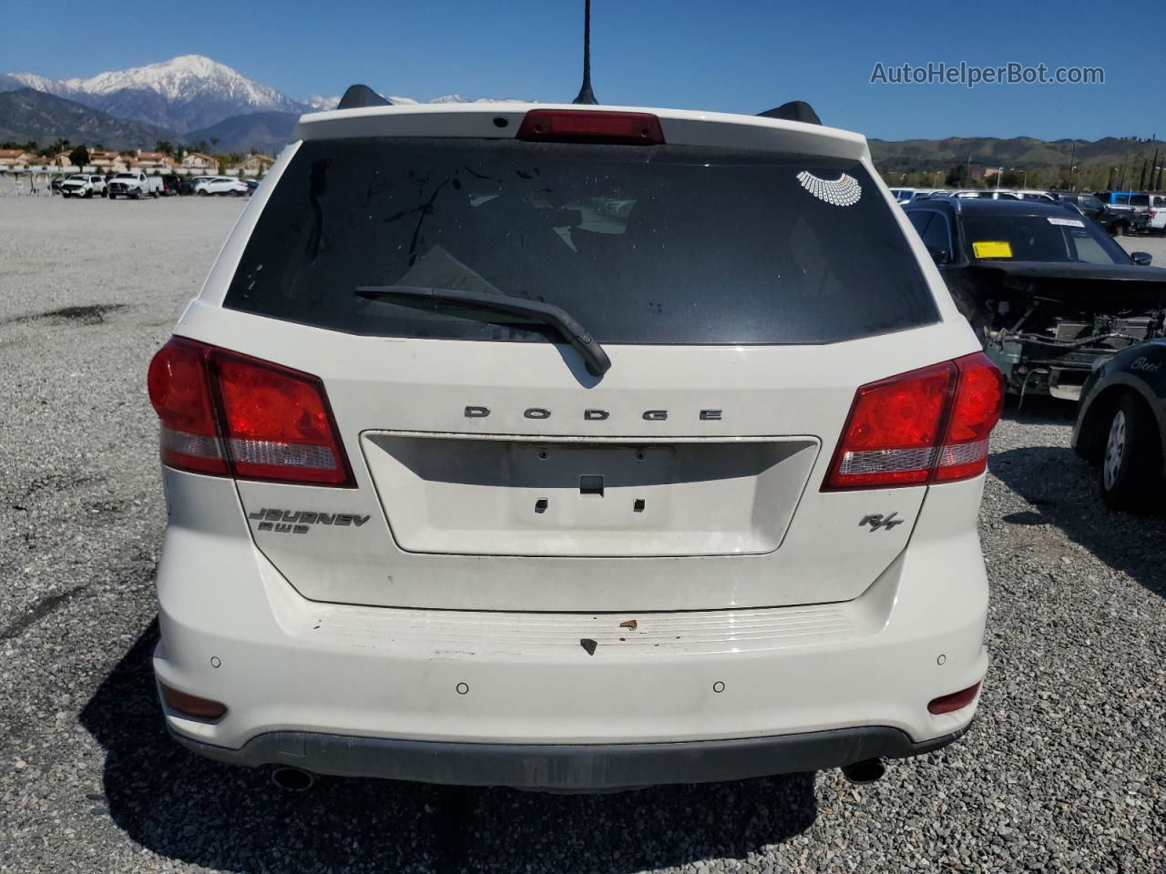 2016 Dodge Journey R/t White vin: 3C4PDDEG8GT108525