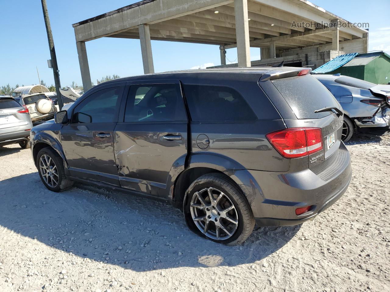 2016 Dodge Journey R/t Gray vin: 3C4PDDEG8GT160284