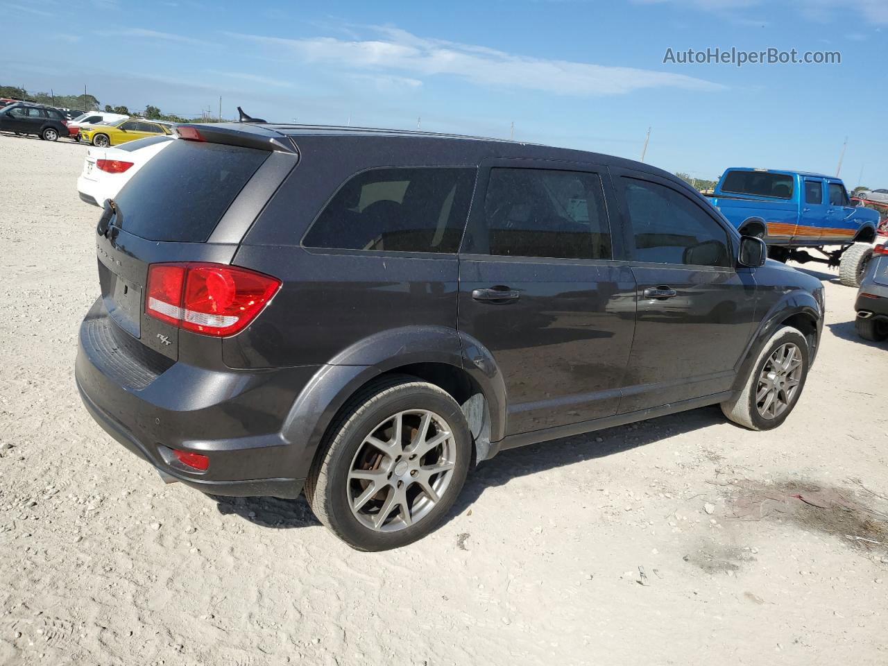 2016 Dodge Journey R/t Gray vin: 3C4PDDEG8GT160284