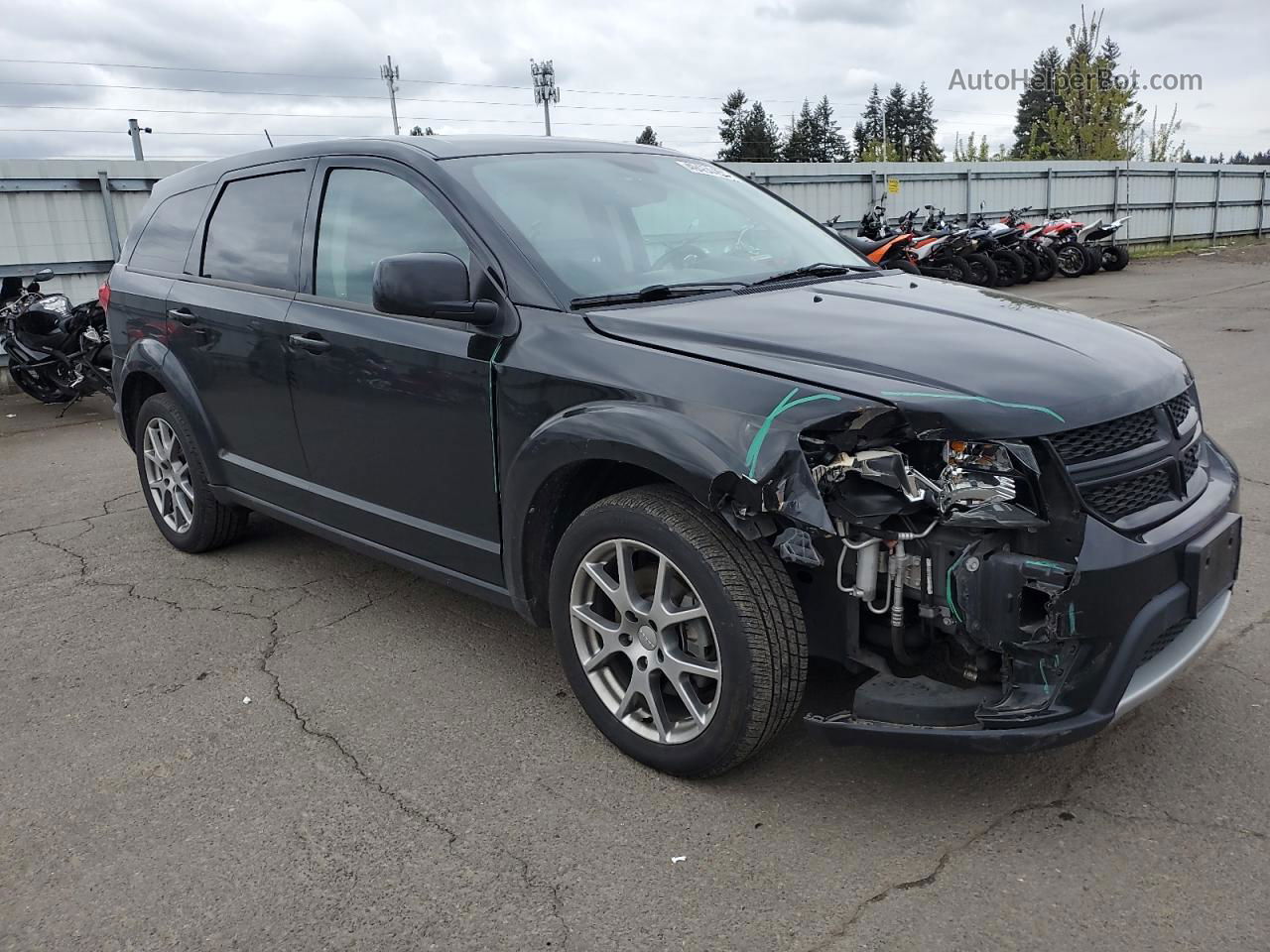 2016 Dodge Journey R/t Black vin: 3C4PDDEG8GT227191