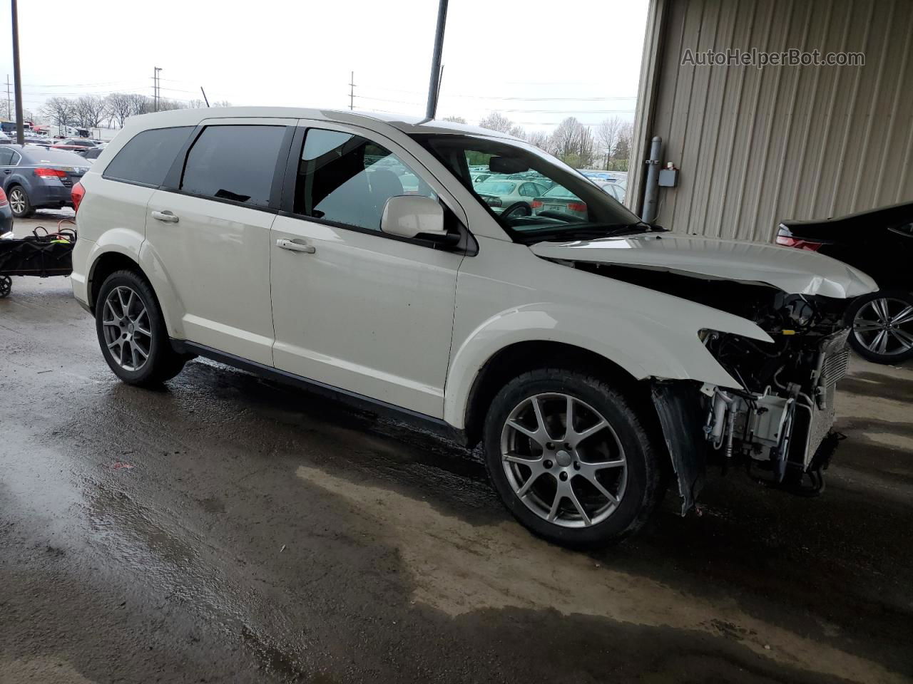 2016 Dodge Journey R/t White vin: 3C4PDDEG8GT227367