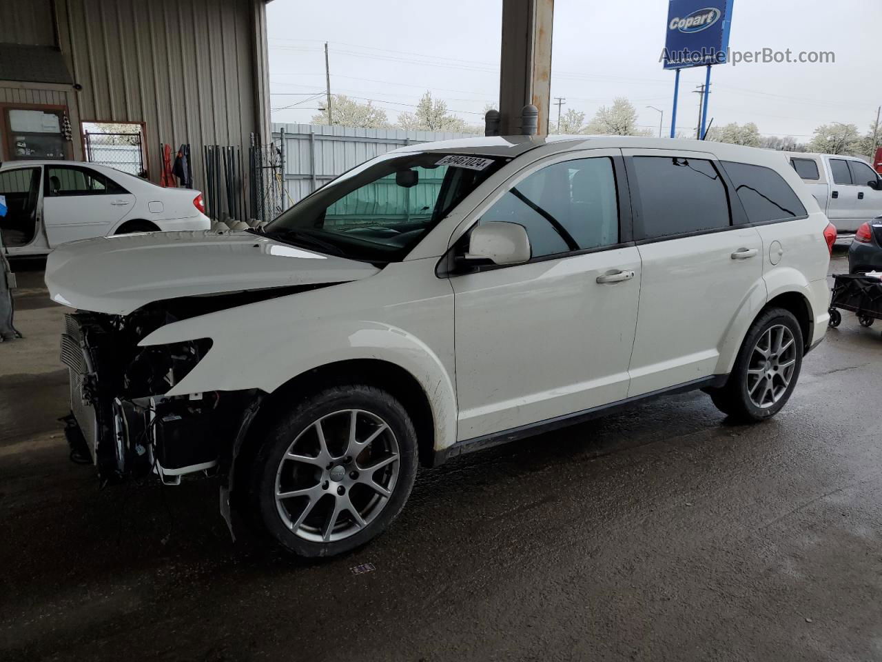 2016 Dodge Journey R/t White vin: 3C4PDDEG8GT227367