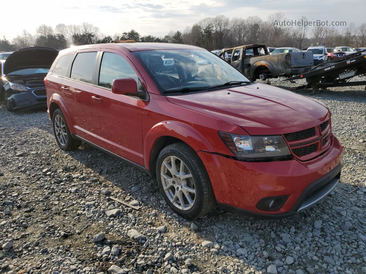 2017 Dodge Journey Gt Красный vin: 3C4PDDEG8HT502639