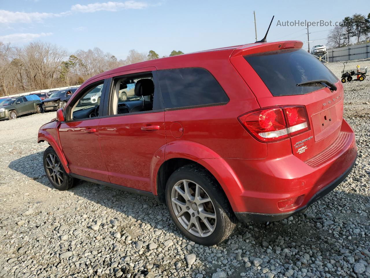 2017 Dodge Journey Gt Red vin: 3C4PDDEG8HT502639