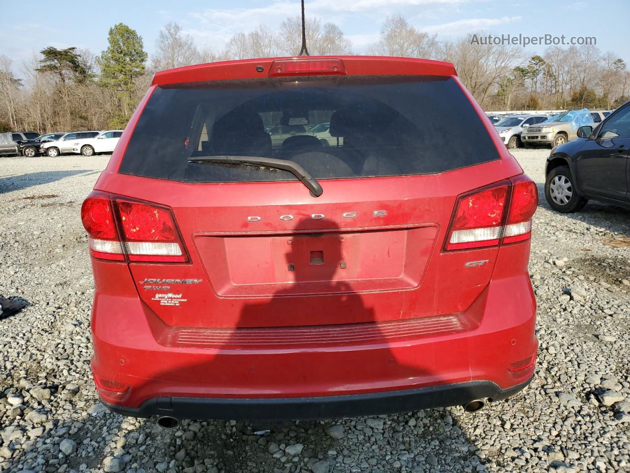 2017 Dodge Journey Gt Red vin: 3C4PDDEG8HT502639