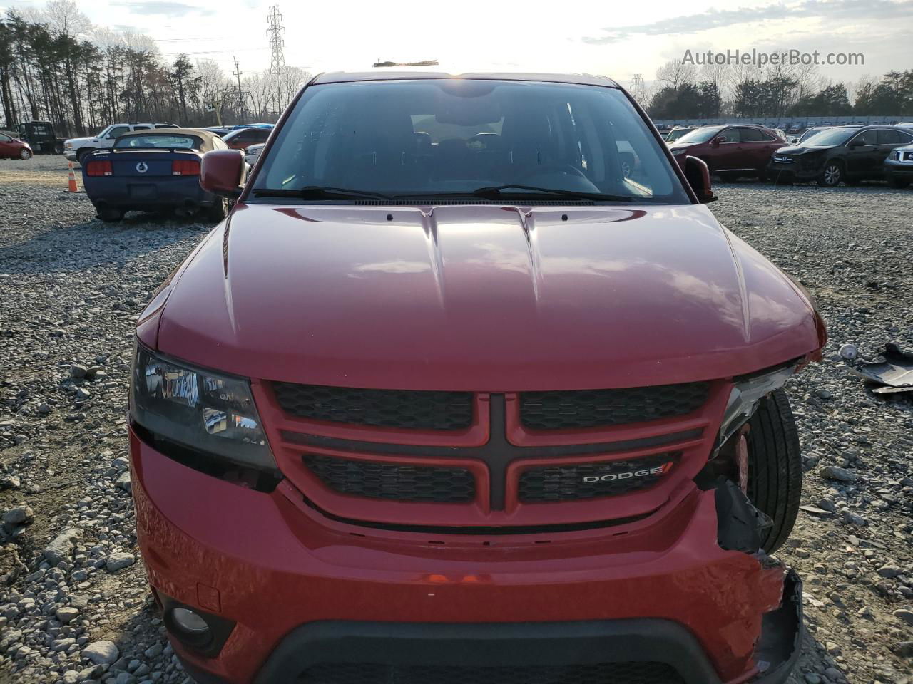 2017 Dodge Journey Gt Красный vin: 3C4PDDEG8HT502639