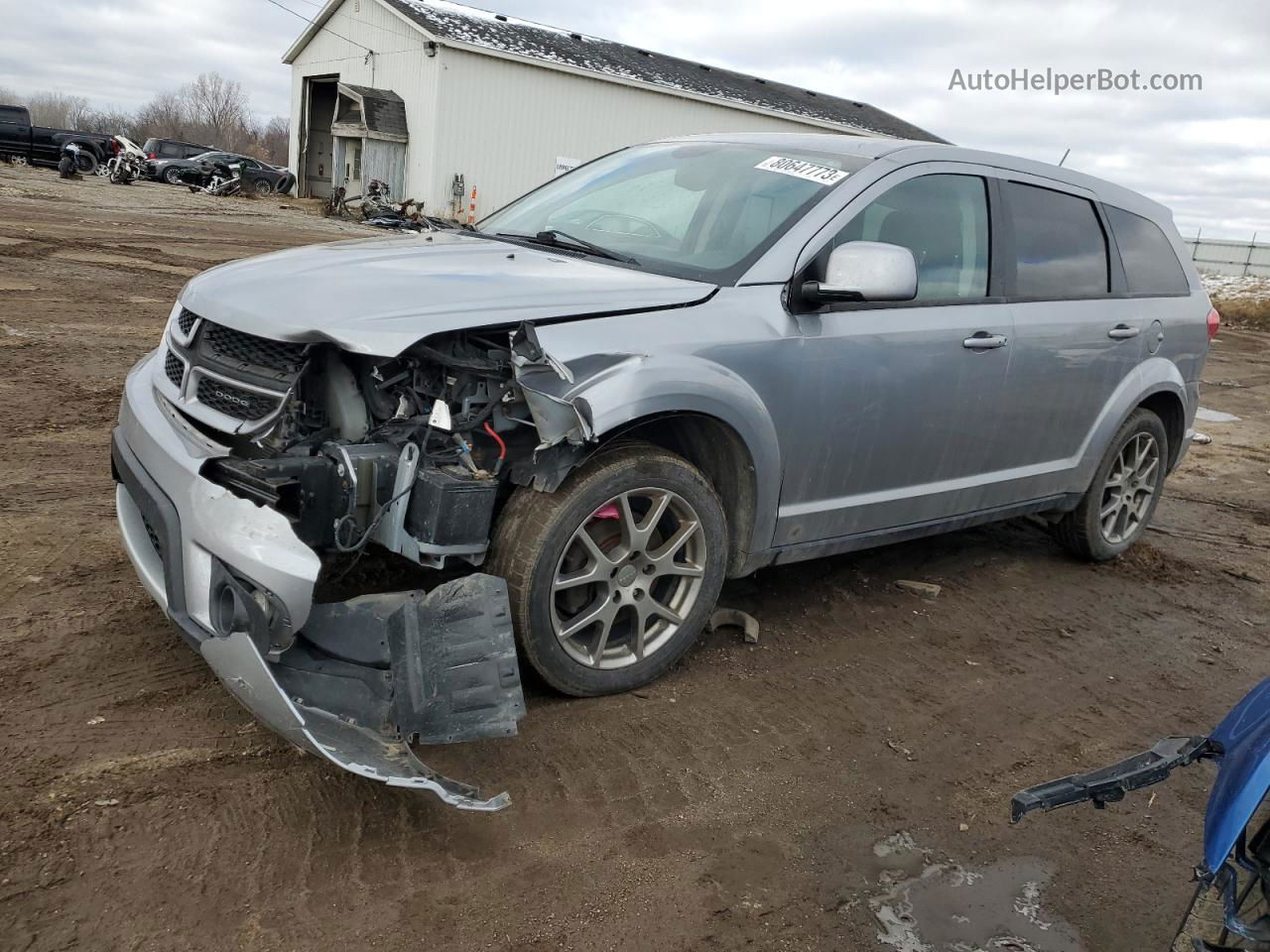 2016 Dodge Journey R/t Silver vin: 3C4PDDEG9GT244016