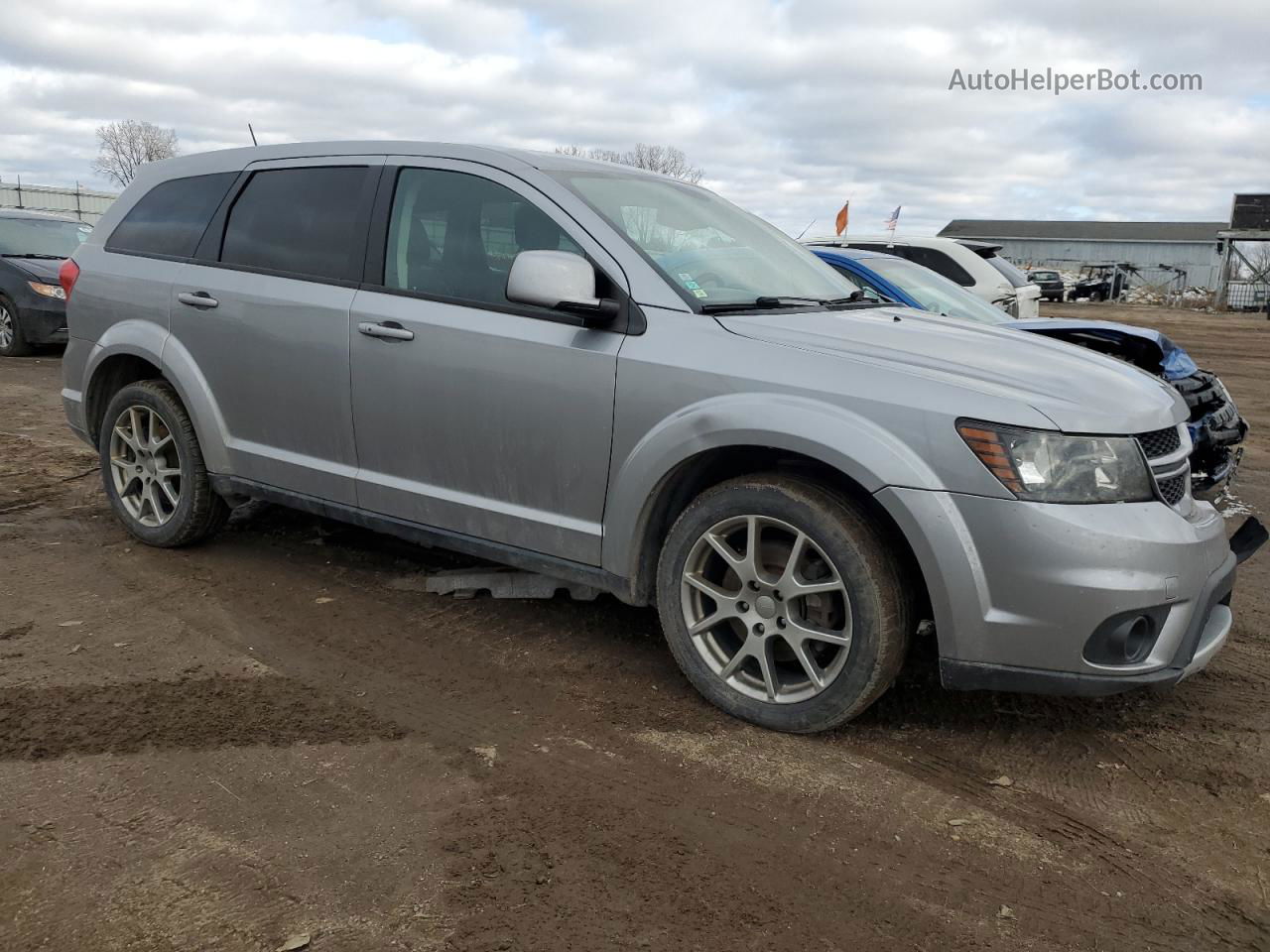 2016 Dodge Journey R/t Silver vin: 3C4PDDEG9GT244016