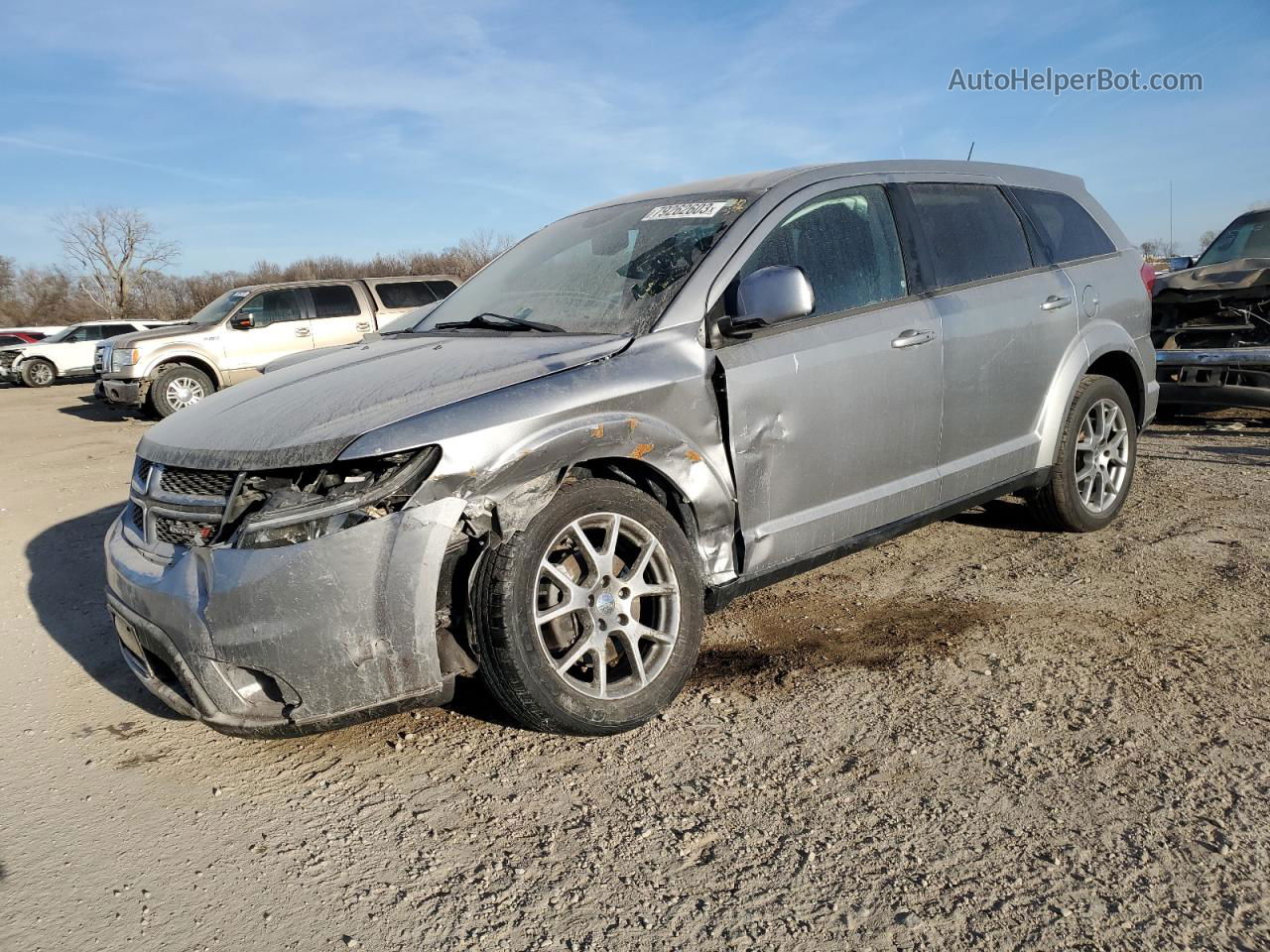 2017 Dodge Journey Gt Gray vin: 3C4PDDEG9HT596174