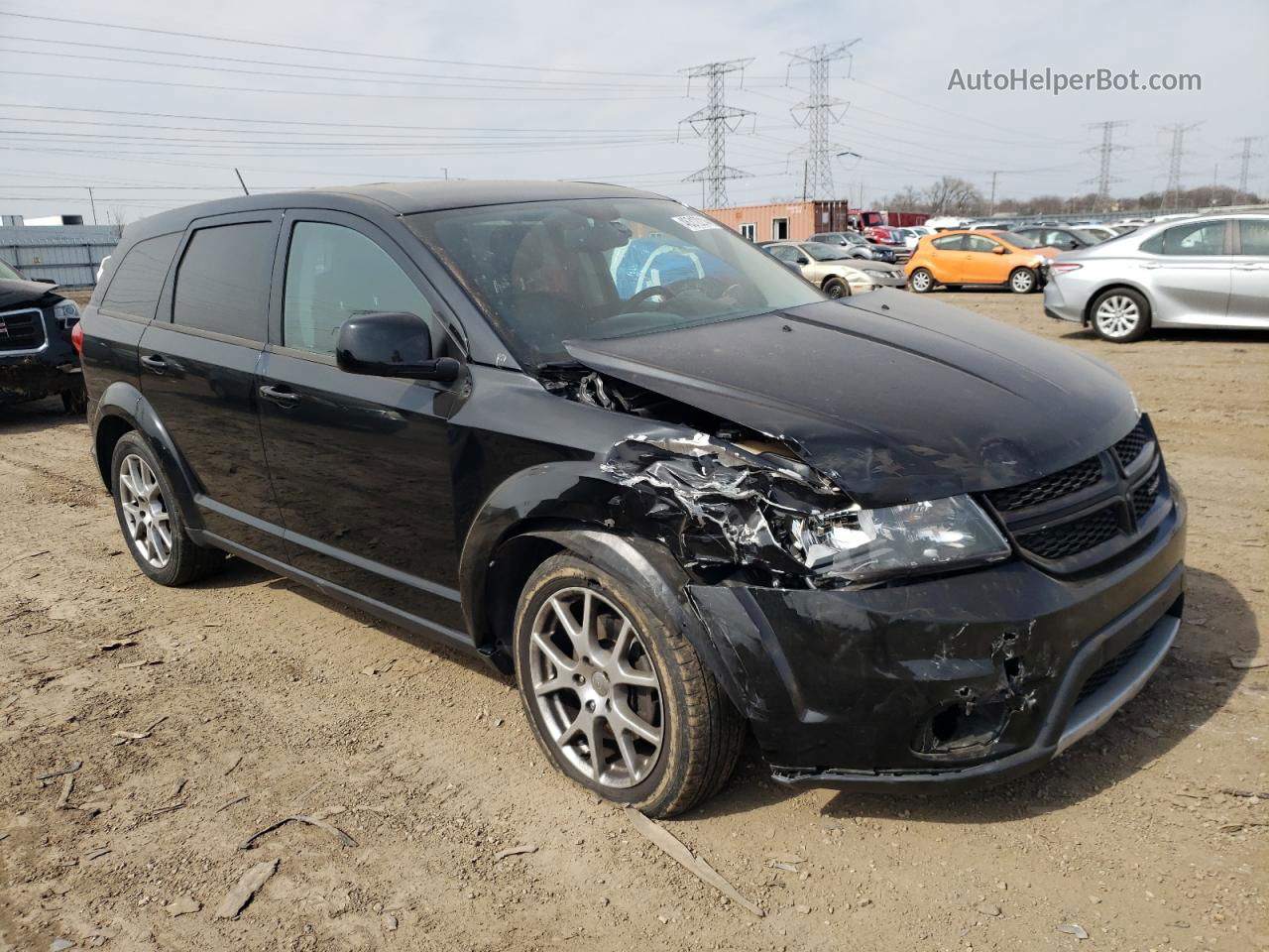 2014 Dodge Journey R/t Black vin: 3C4PDDEGXET304432