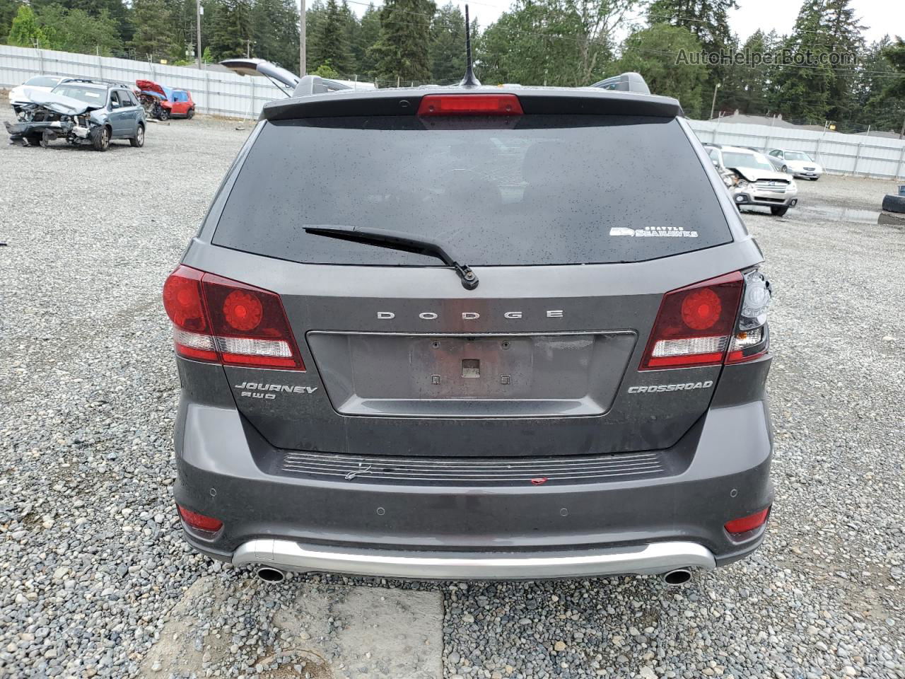 2016 Dodge Journey Crossroad Charcoal vin: 3C4PDDGG0GT173270