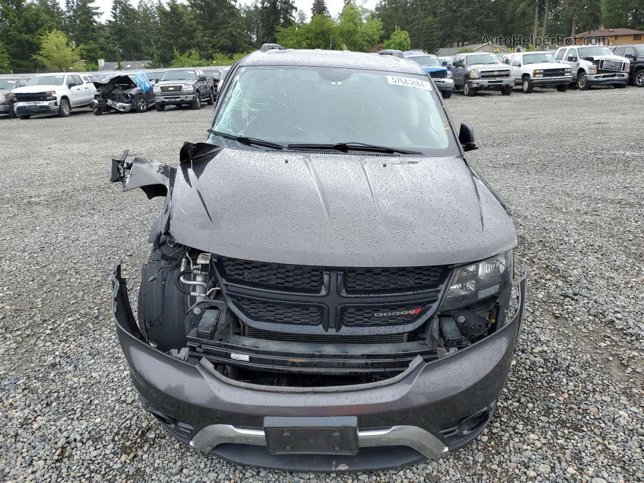 2016 Dodge Journey Crossroad Charcoal vin: 3C4PDDGG0GT173270