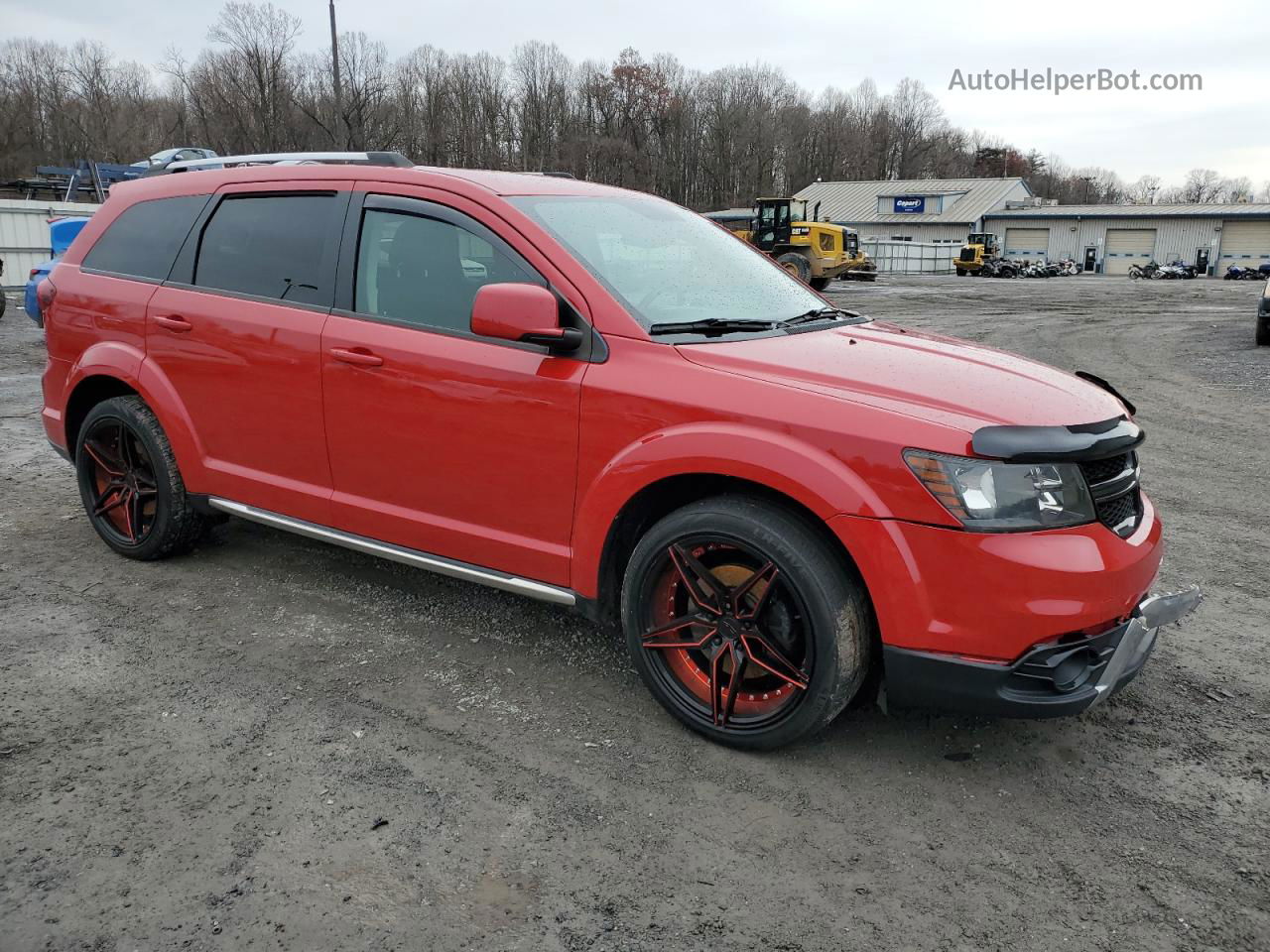 2016 Dodge Journey Crossroad Red vin: 3C4PDDGG1GT150516