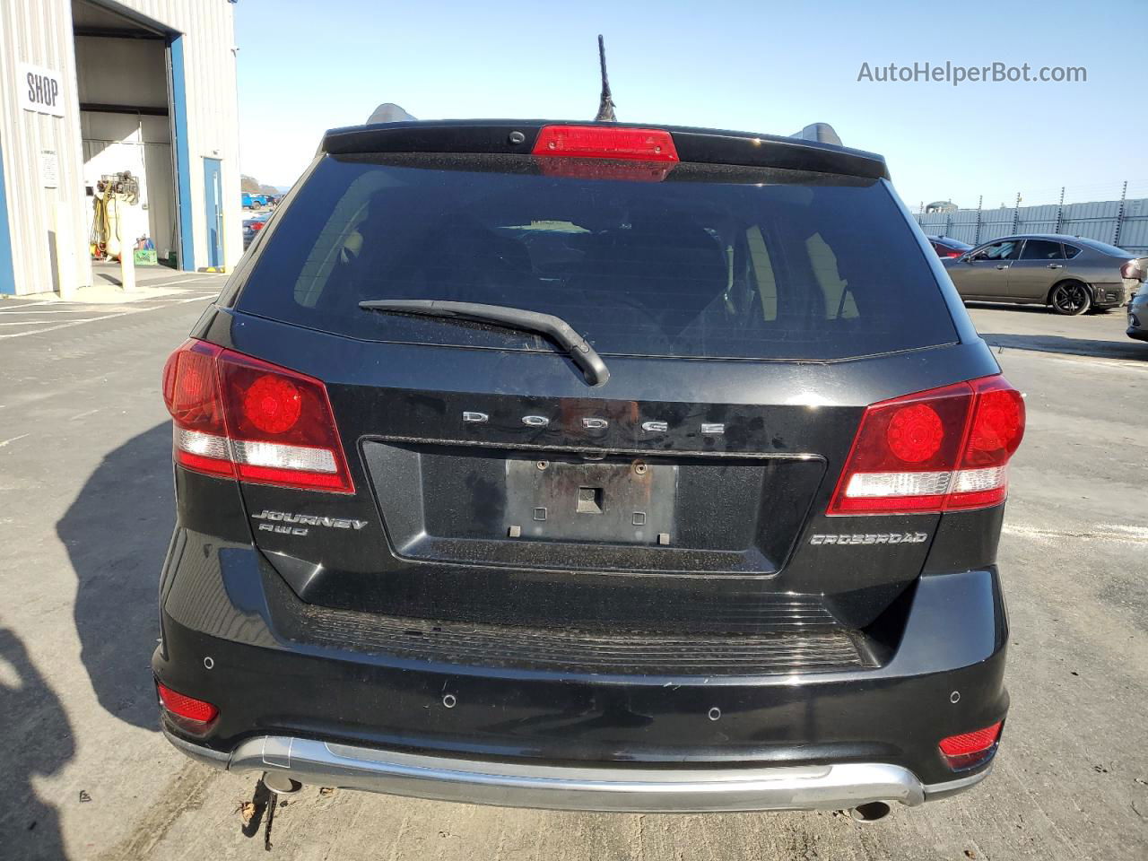 2016 Dodge Journey Crossroad Черный vin: 3C4PDDGG1GT150984