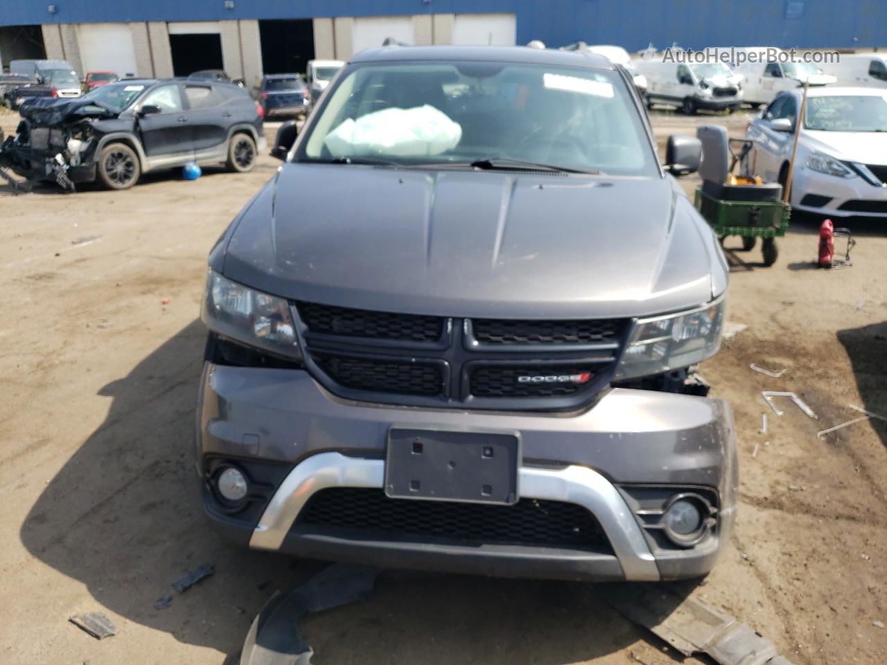 2016 Dodge Journey Crossroad Серый vin: 3C4PDDGG1GT227532