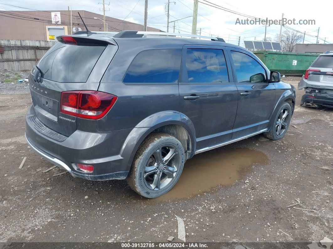 2017 Dodge Journey Crossroad Plus Awd Gray vin: 3C4PDDGG1HT545894