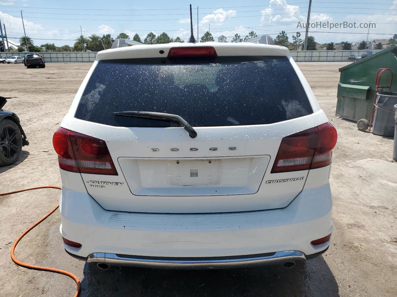 2017 Dodge Journey Crossroad White vin: 3C4PDDGG1HT574991