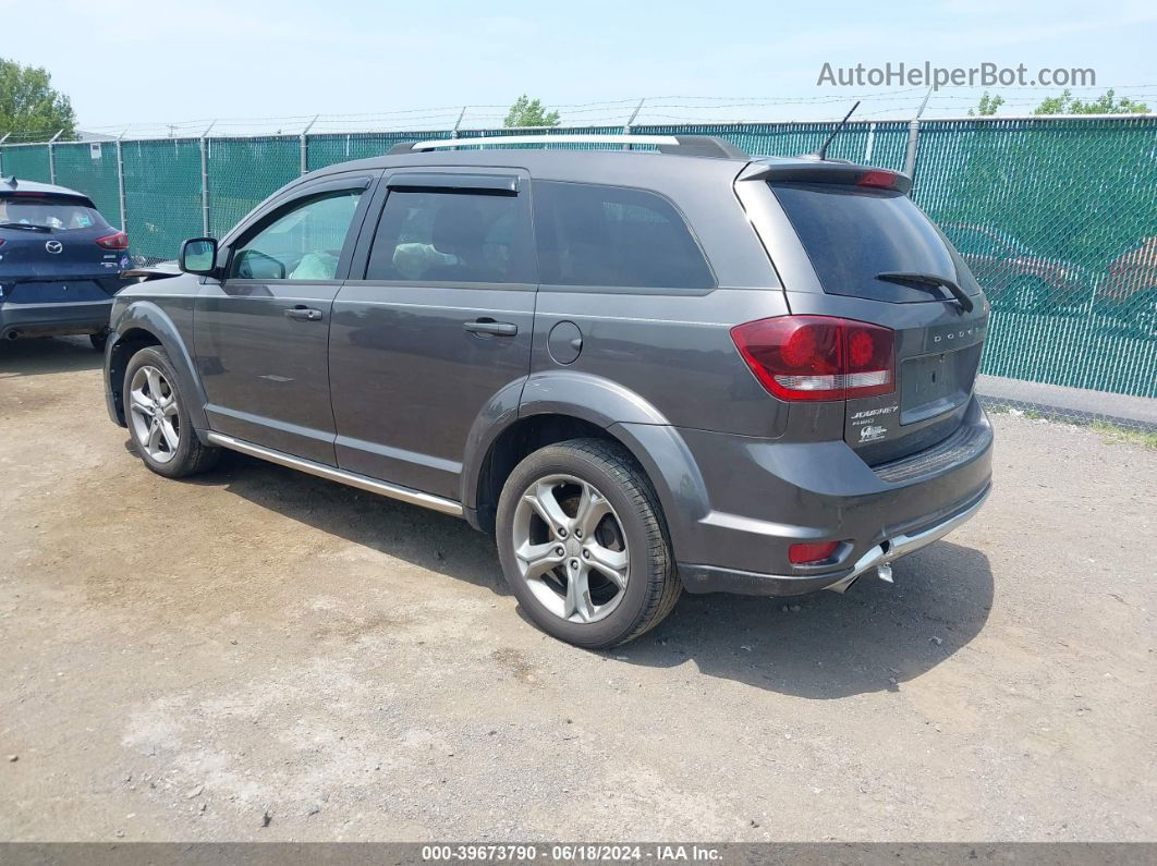 2017 Dodge Journey Crossroad Awd Gray vin: 3C4PDDGG1HT603986