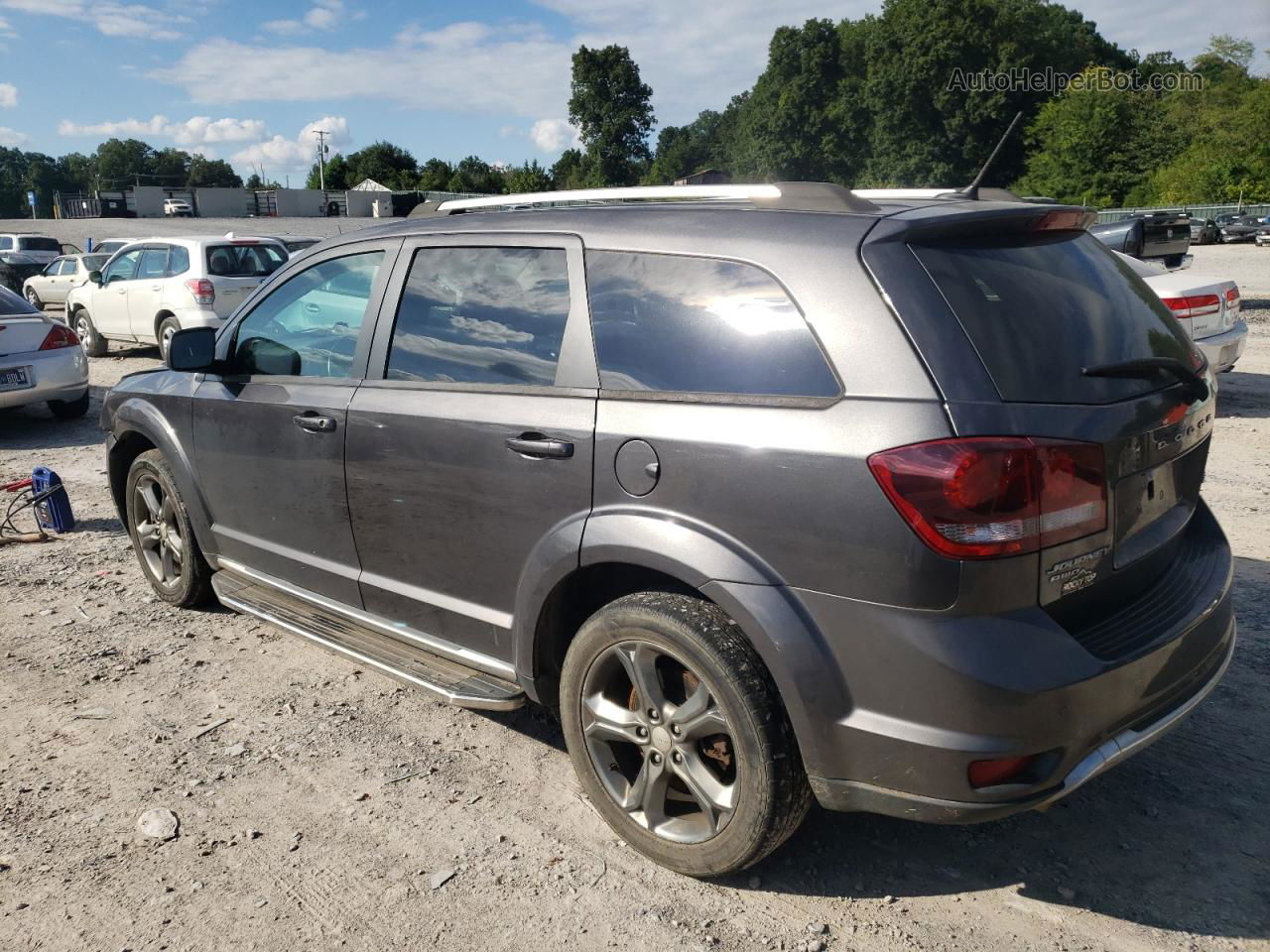 2017 Dodge Journey Crossroad Gray vin: 3C4PDDGG2HT522494