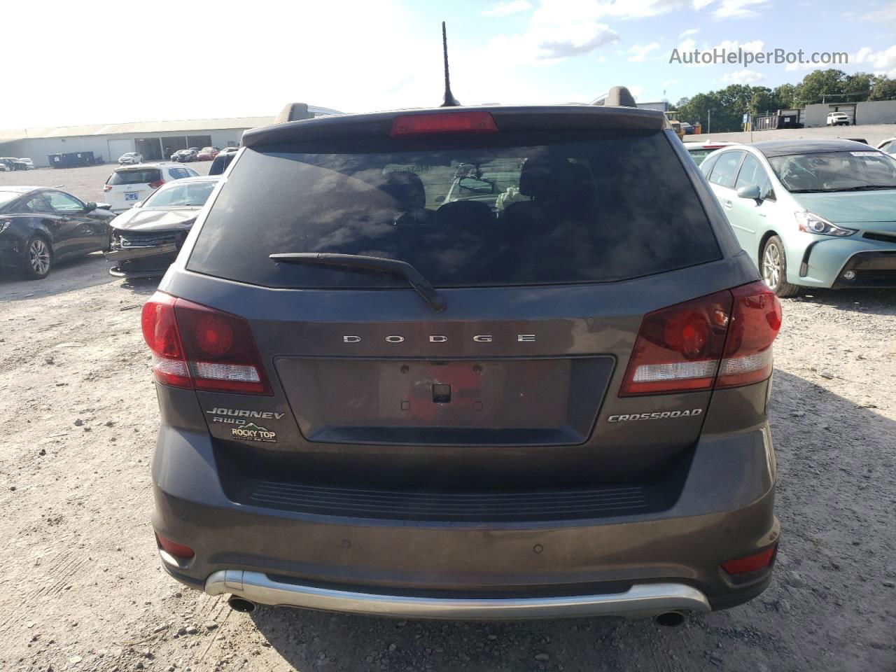 2017 Dodge Journey Crossroad Gray vin: 3C4PDDGG2HT522494