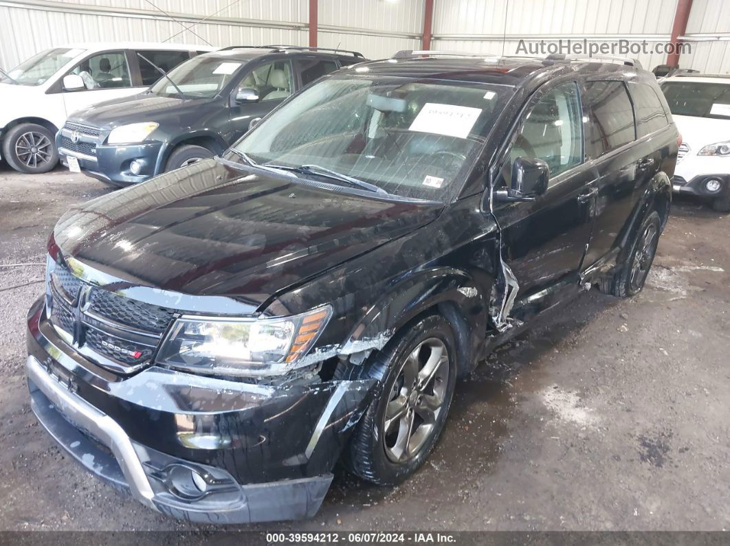 2014 Dodge Journey Crossroad Черный vin: 3C4PDDGG3ET312854