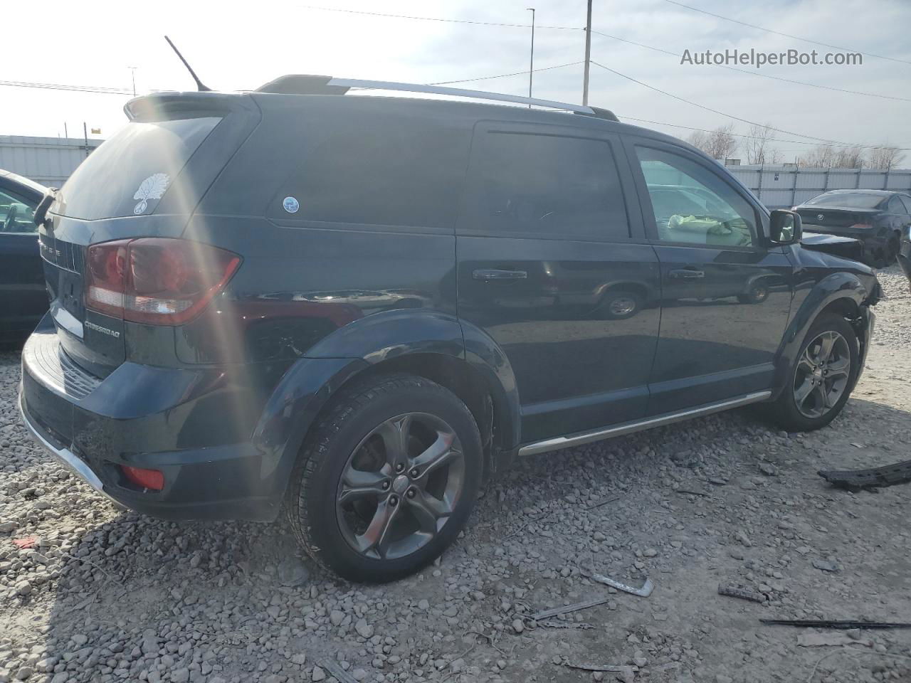 2015 Dodge Journey Crossroad Blue vin: 3C4PDDGG3FT638221