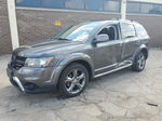 2015 Dodge Journey Crossroad Gray vin: 3C4PDDGG3FT725519