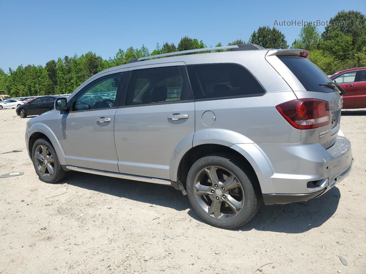 2015 Dodge Journey Crossroad Gray vin: 3C4PDDGG3FT756401