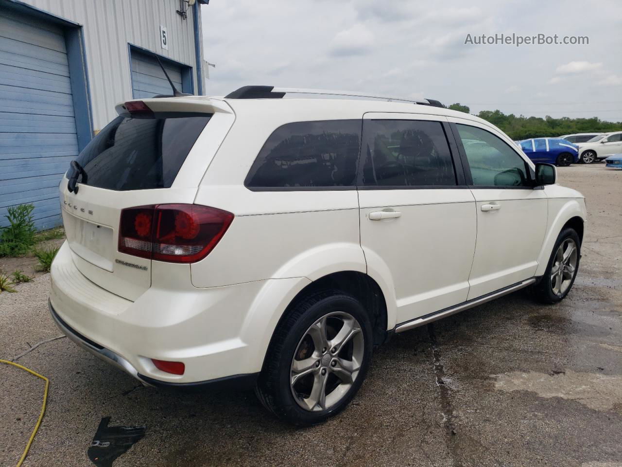 2016 Dodge Journey Crossroad White vin: 3C4PDDGG3GT151165