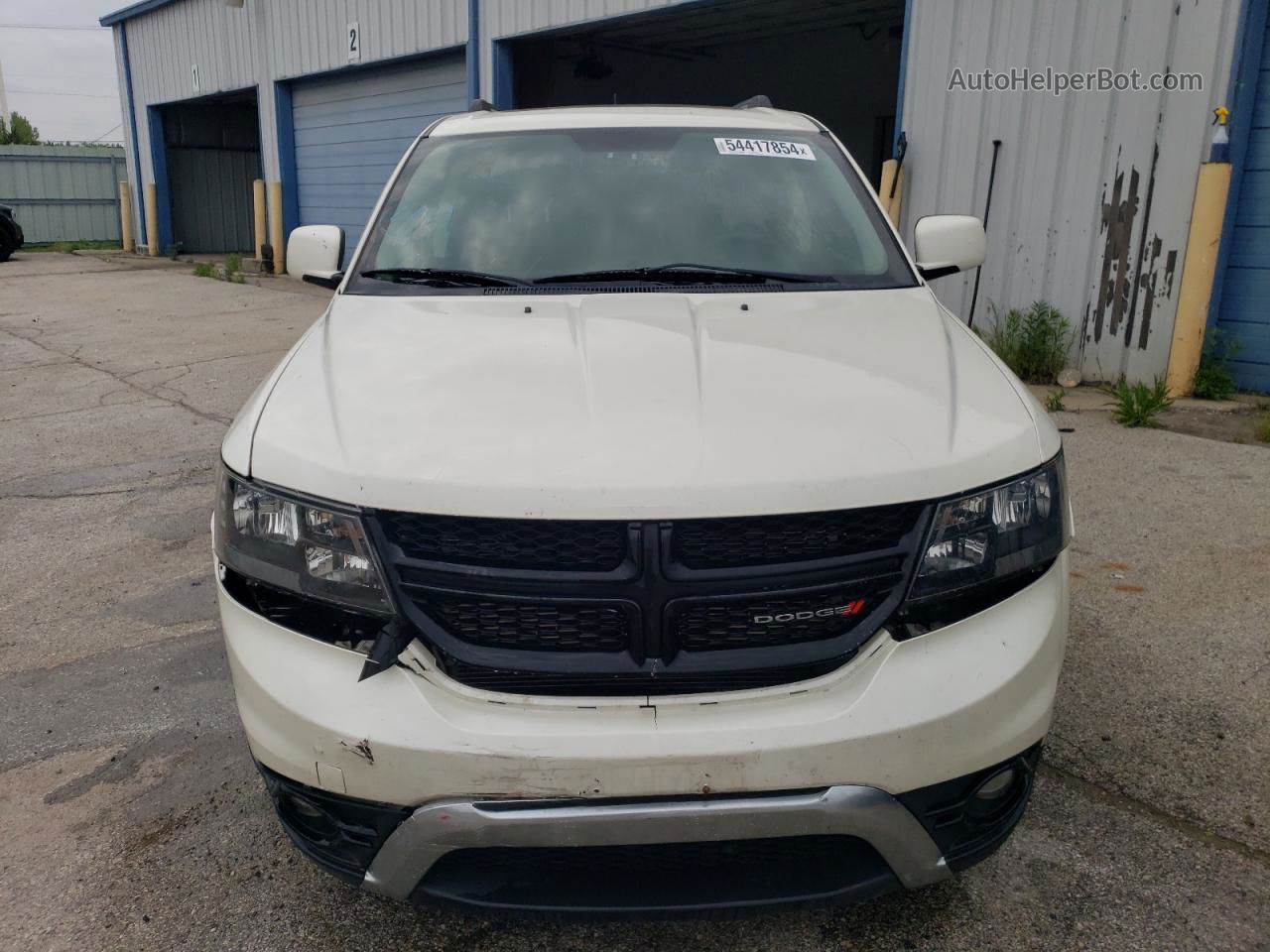 2016 Dodge Journey Crossroad White vin: 3C4PDDGG3GT151165