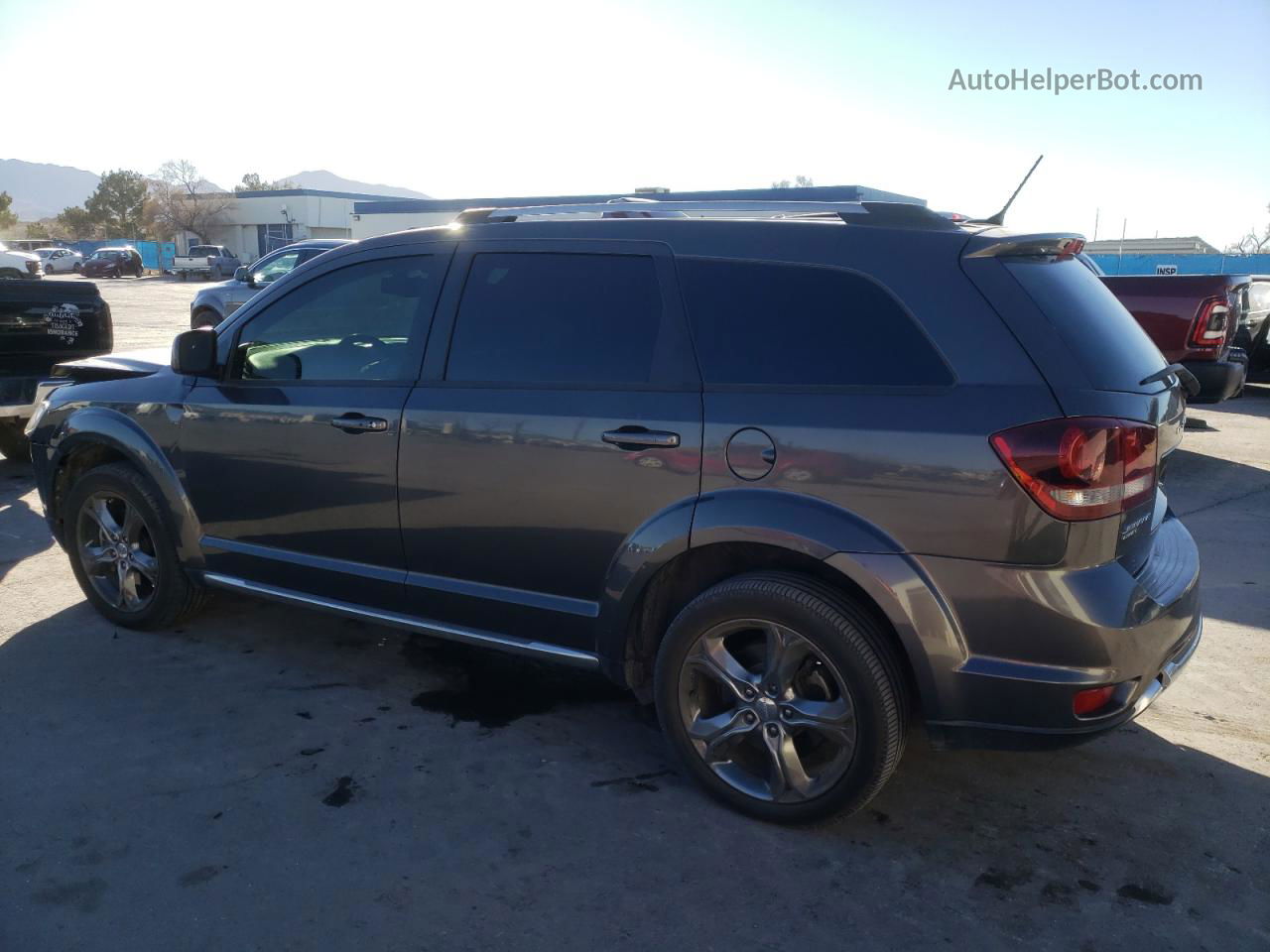 2017 Dodge Journey Crossroad Gray vin: 3C4PDDGG3HT540342