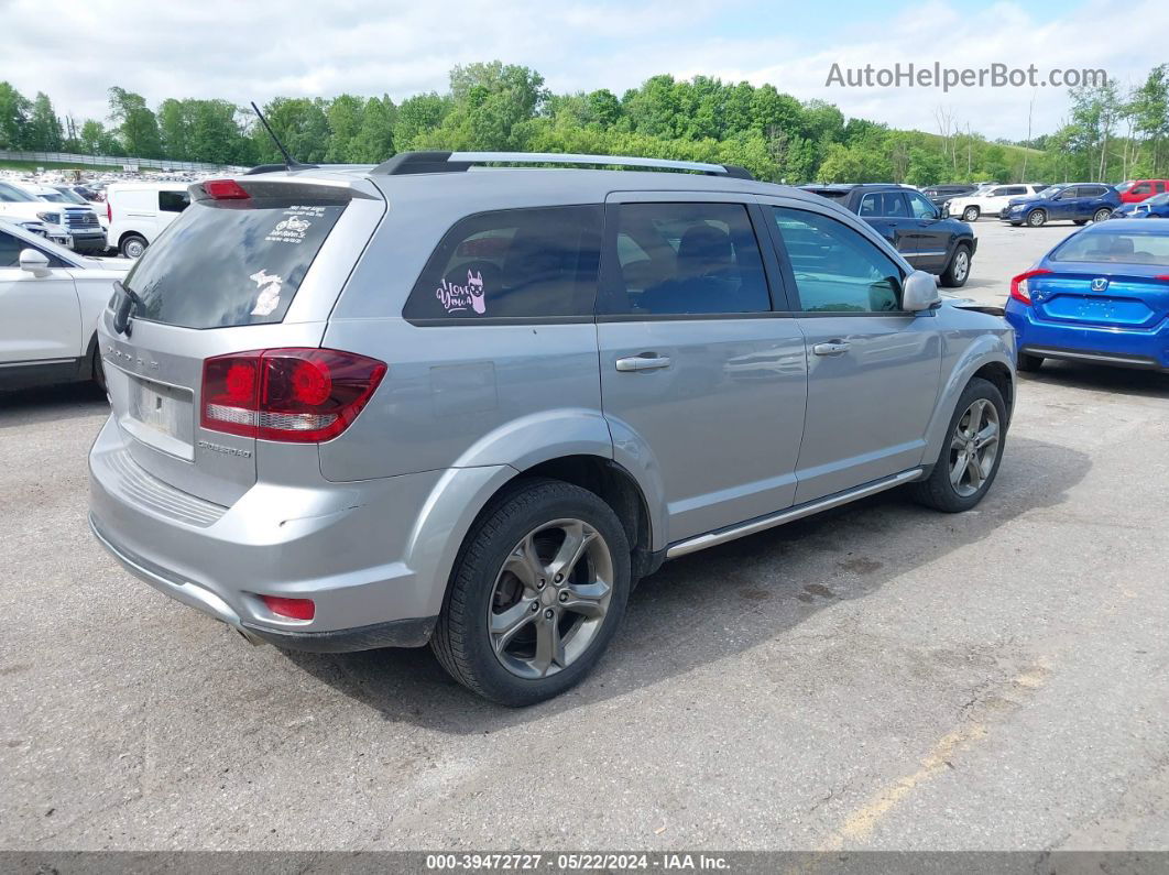 2016 Dodge Journey Crossroad Plus Silver vin: 3C4PDDGG4GT151529