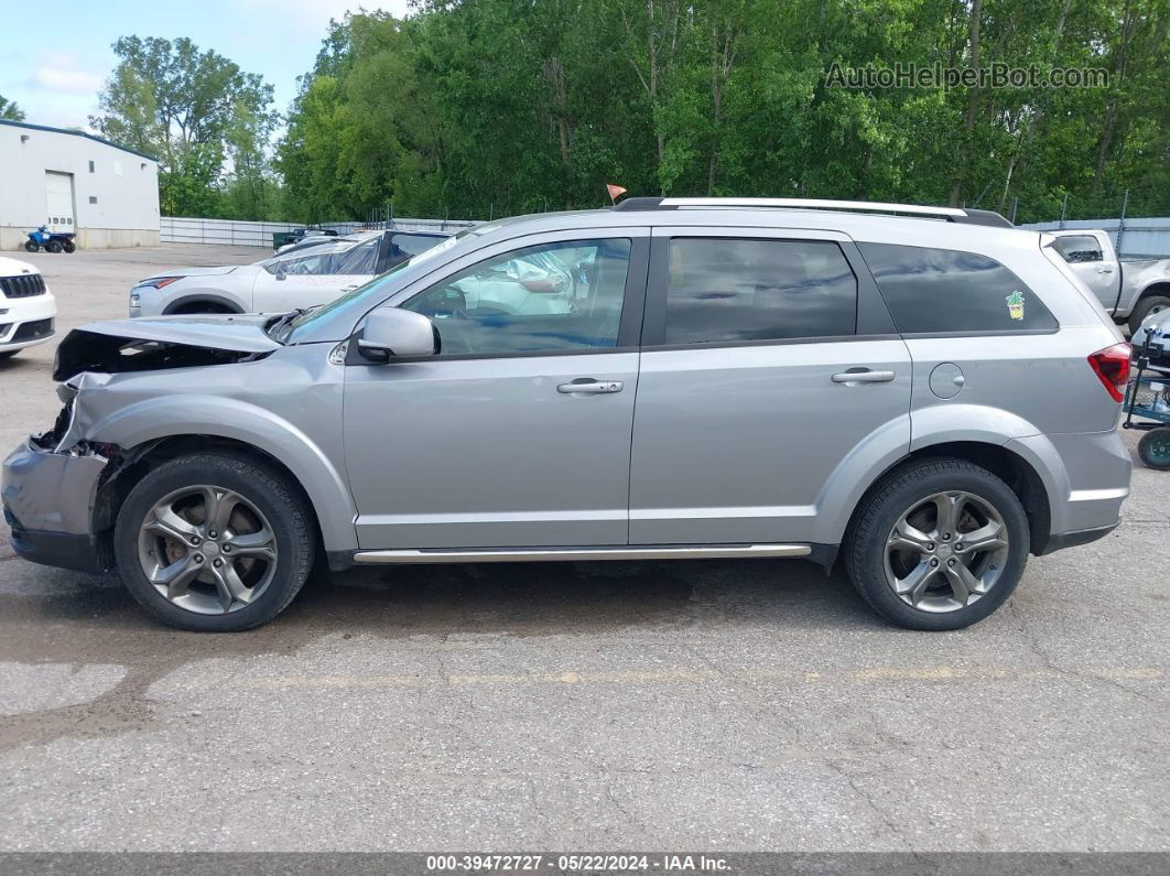 2016 Dodge Journey Crossroad Plus Silver vin: 3C4PDDGG4GT151529