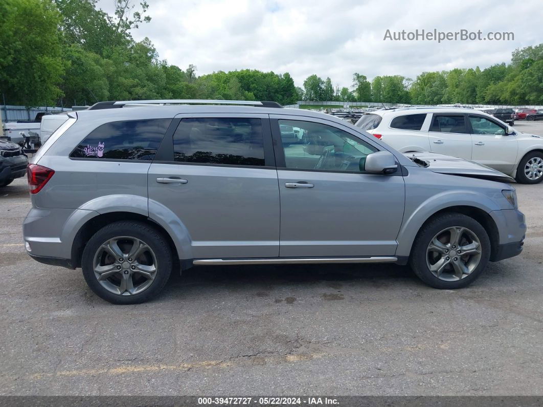 2016 Dodge Journey Crossroad Plus Серебряный vin: 3C4PDDGG4GT151529