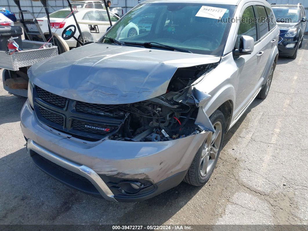 2016 Dodge Journey Crossroad Plus Серебряный vin: 3C4PDDGG4GT151529