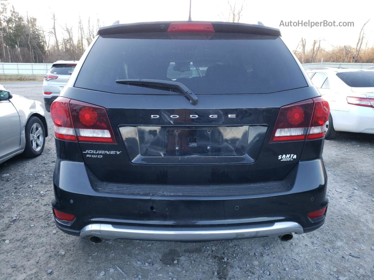 2014 Dodge Journey Crossroad Черный vin: 3C4PDDGG5ET315979