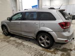 2015 Dodge Journey Crossroad Silver vin: 3C4PDDGG5FT721066