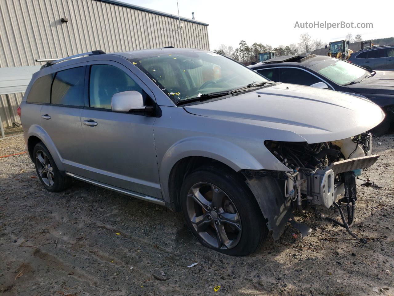 2016 Dodge Journey Crossroad Gray vin: 3C4PDDGG5GT108768