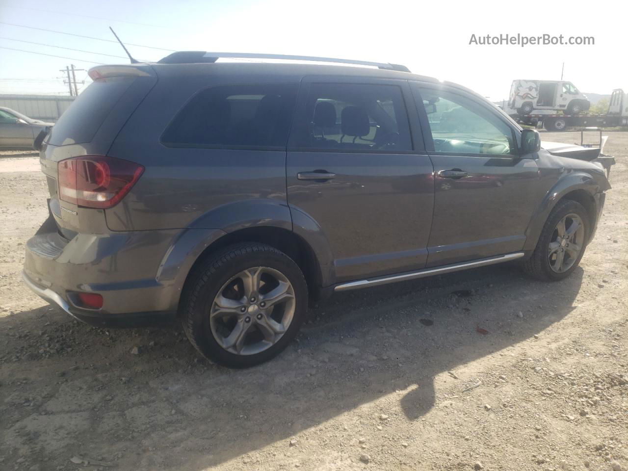 2016 Dodge Journey Crossroad Gray vin: 3C4PDDGG5GT133458