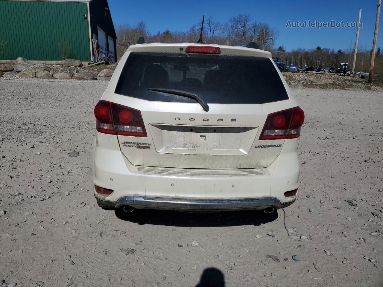 2017 Dodge Journey Crossroad Beige vin: 3C4PDDGG5HT517631