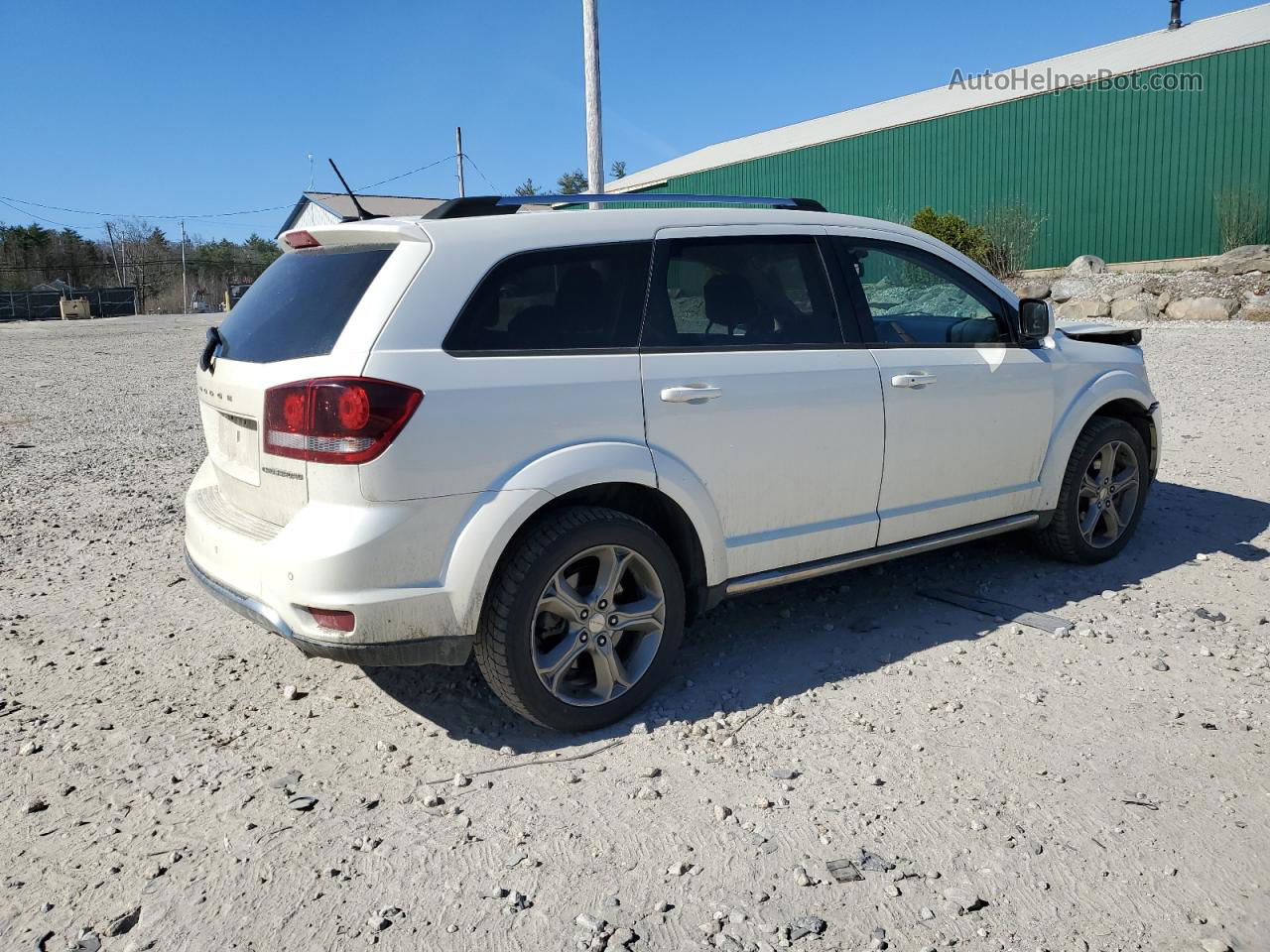 2017 Dodge Journey Crossroad Beige vin: 3C4PDDGG5HT517631