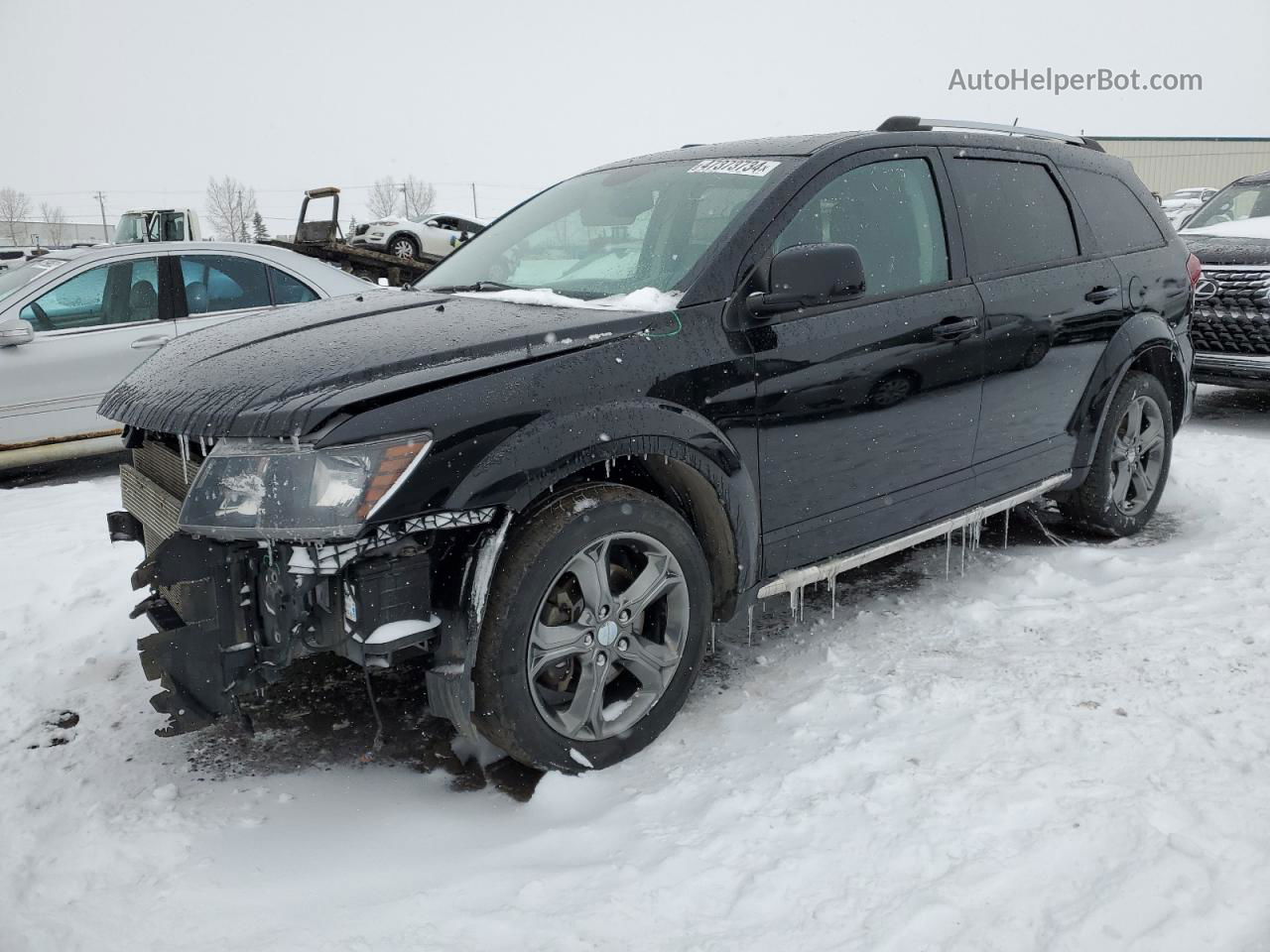 2017 Dodge Journey Crossroad Black vin: 3C4PDDGG5HT541220