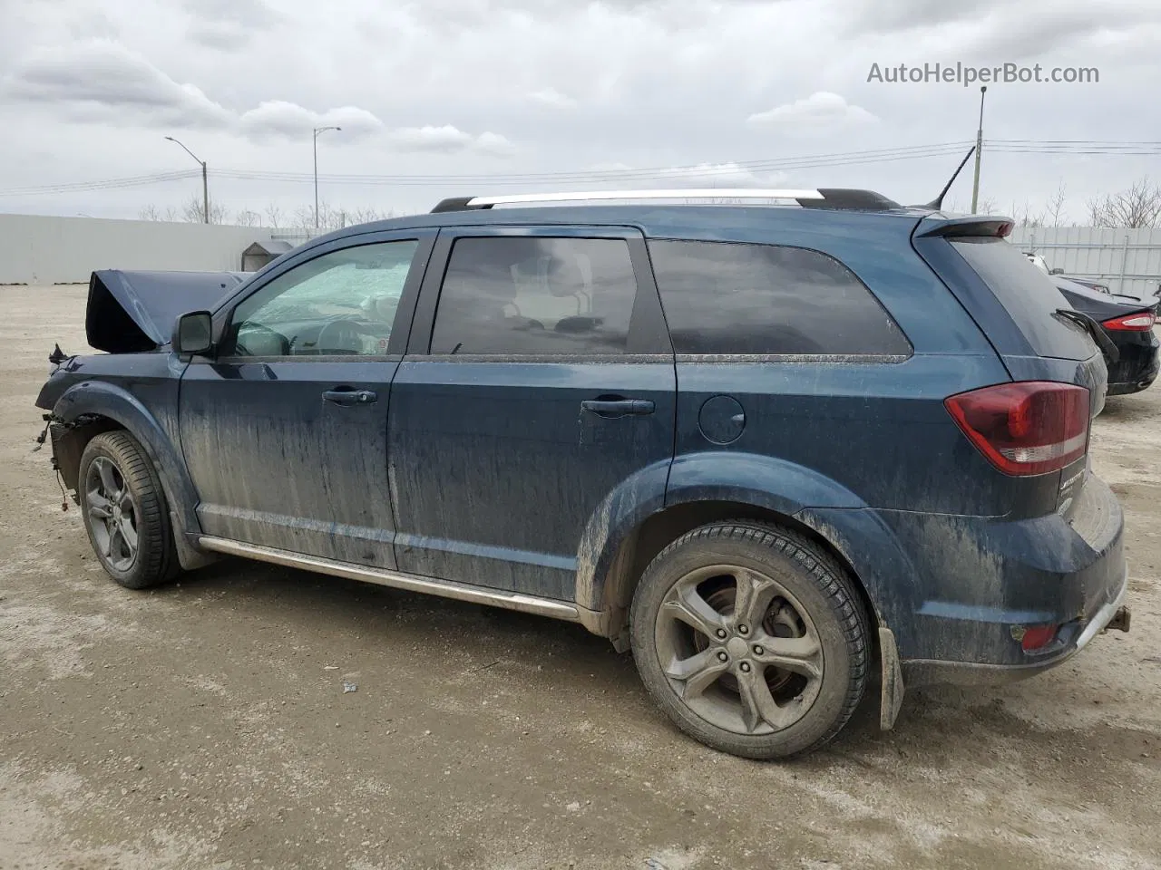 2015 Dodge Journey Crossroad Blue vin: 3C4PDDGG6FT554958