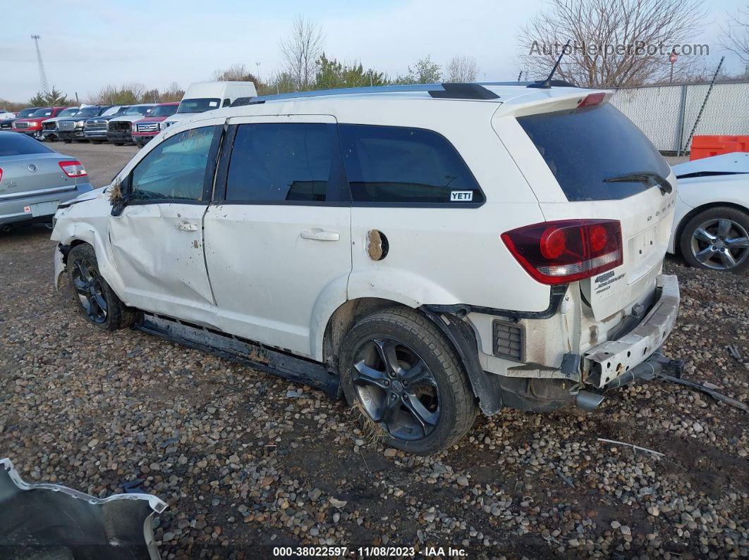 2016 Dodge Journey Crossroad White vin: 3C4PDDGG6GT227784